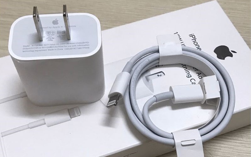 Bộ sạc nhanh iPhone 20W Type C to Lightning Chính hãng, zin bóc máy