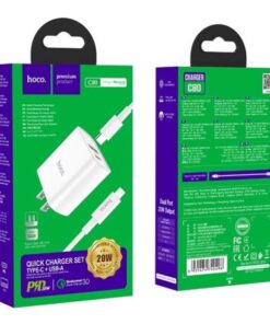 Bộ sạc nhanh 20W Hoco C80 Type C to Type C chính hãng