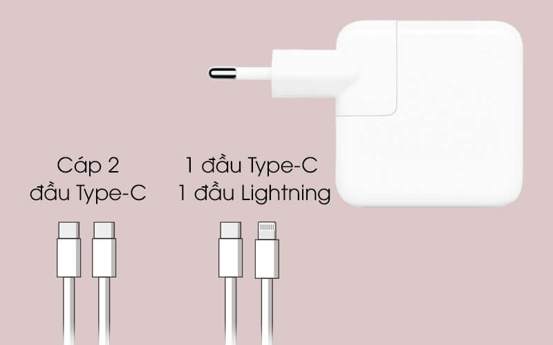 Củ sạc nhanh Apple Power Adapter 30W Type-C chính hãng giá rẻ