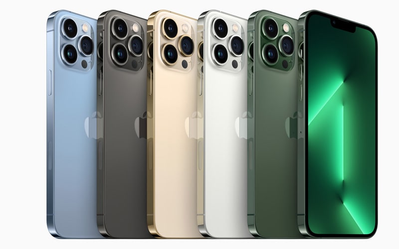 Các tùy chọn màu sắc có sẵn trên iPhone 13 Pro Max 256GB cũ