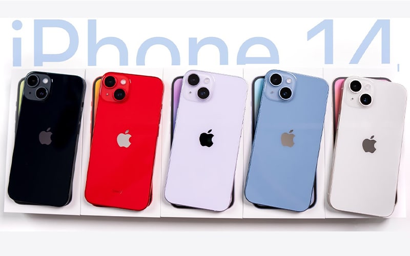 iPhone 14 mang đến cho người dùng các tuỳ chọn màu sắc cá tính 