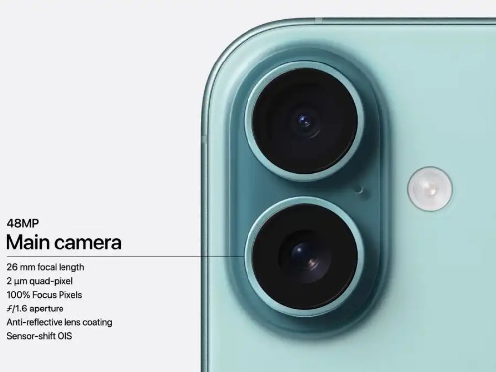 Hệ thống camera kép theo chiều dọc của iPhone 16 512GB cũ 