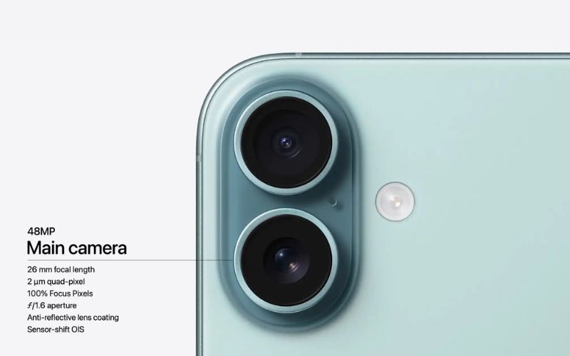 iPhone 16 Plus cũ có hệ thống camera kép
