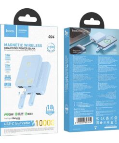 Sạc dự phòng kiêm sạc không dây Hoco Q24 PD20W 10000mAh
