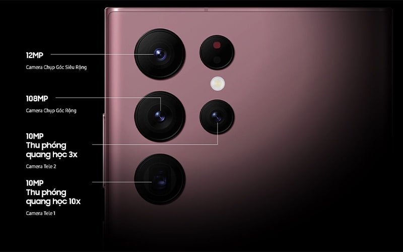Camera chụp ảnh được nâng cấp tối đa lên đến 180MP
