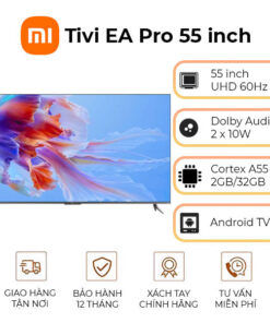 Tivi Xiaomi EA Pro 55 inch UHD 4K 60Hz Ram 2GB Rom 32GB