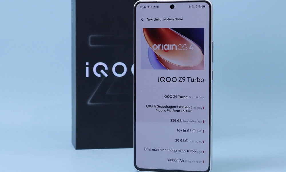 Thời lượng pin khủng 6000mAh kết hợp sạc nhanh