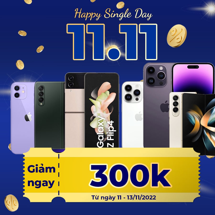 Tết độc thân - Sale độc nhất: Điện thoại giảm sốc đến 300K cùng phần quà độc quyền từ Di Động Mới